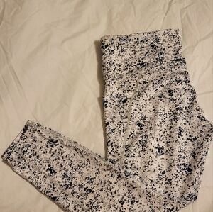 Athleta Leggings - Blue and Gray Pattern